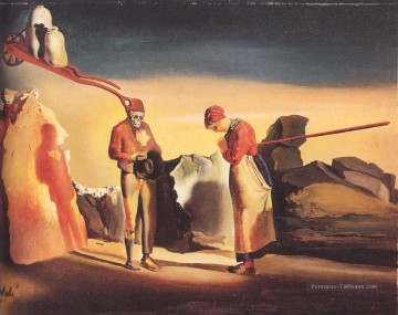 サルバドール・ダリ Painting - 黄昏の隔世遺伝 サルバドール・ダリ